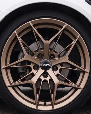 AXYS WER Bronze — macro de la cara, montada